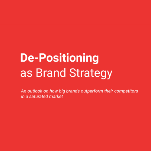 What is de-positioning and how it can let your brand shine